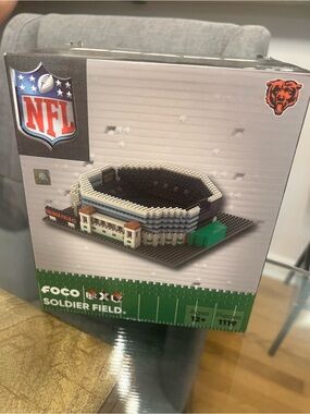 RARE Chicago Bears Soldier Field Mini BRXLZ Stadium building block set by FOCO